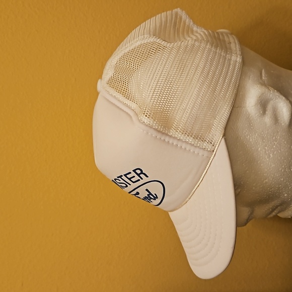 VINTAGE SCHWISTER FORD CAP HAT CAP TRUCKER 1980s white blue adjustable str… - Picture 3 of 8